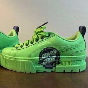 PUMA x Santa Cruz Women's Mayze Green Flash Sneakers